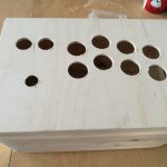 die Löcher sind gebohrt