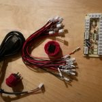 Steuerboard, Kabel und die zwei Knopftypen